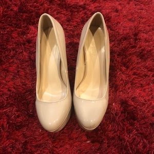 Heels 5inches Size 6 Cream Colored
